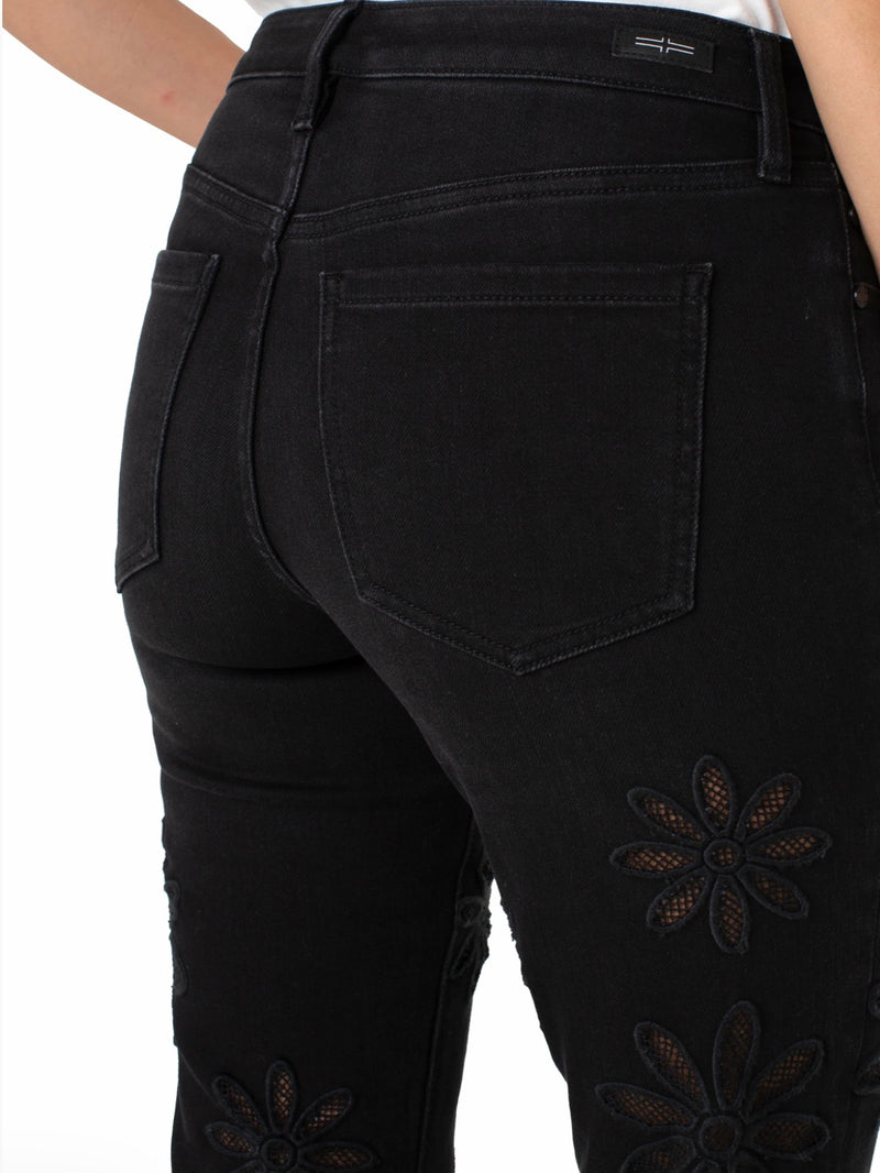 Flower Hannah Crop Flare