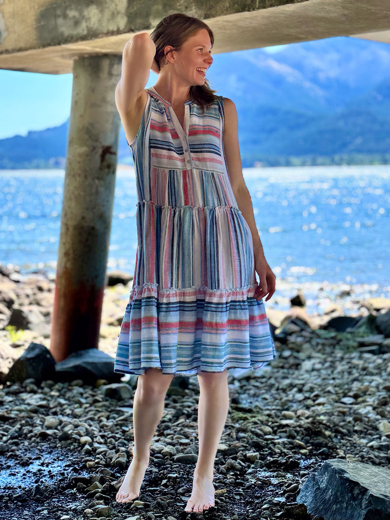 Kitesurf Tiered Dress