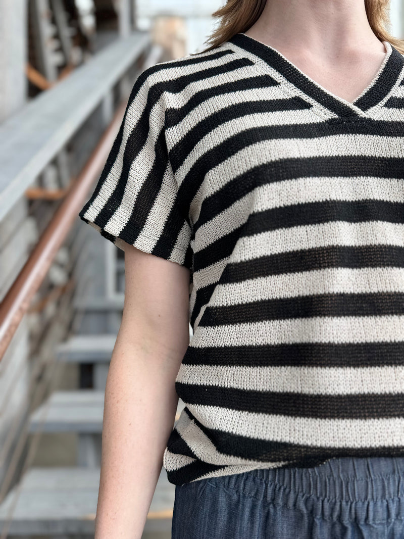 Rosenna Stripe Sweater