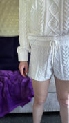 PJ Salvage Chenille Cable Cozy Short