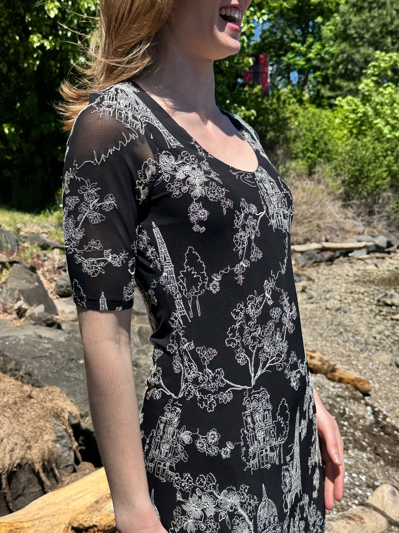 Johnny Was Maya Mesh Dress
