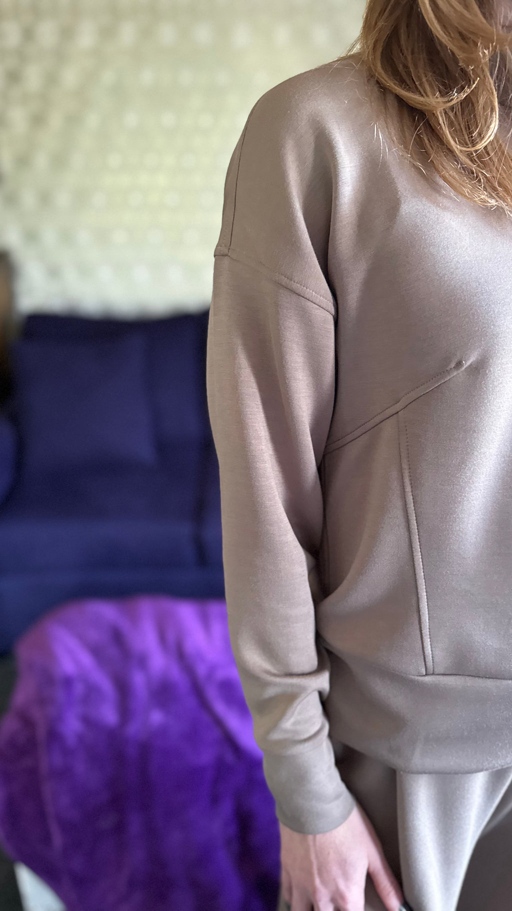 L/S Funnel Neck Top