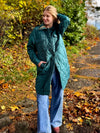 Tribal Teal Quilted Jacket