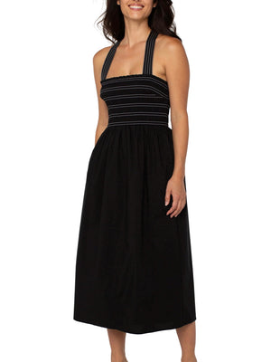 Sleeveless Smocked Dress