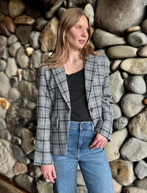 Plaid Blazer