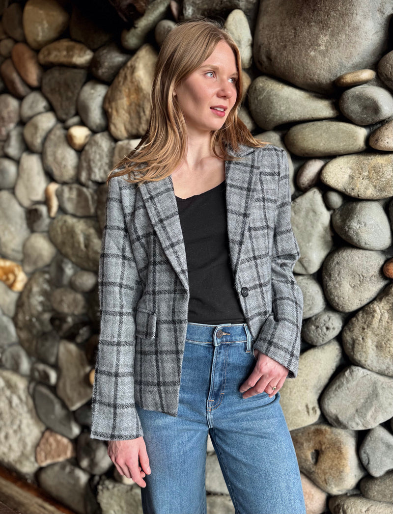 Plaid Blazer