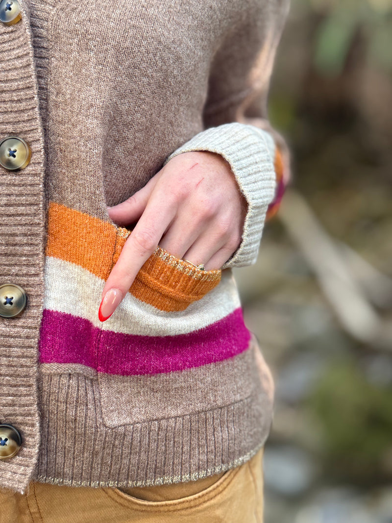 Tribal Mocha Cardigan