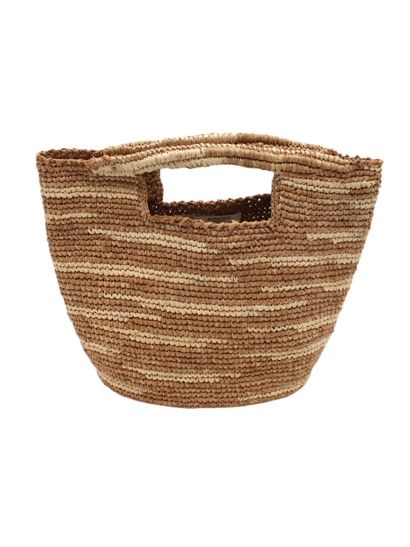 Mini ConCon Crochet Petite Straw Basket