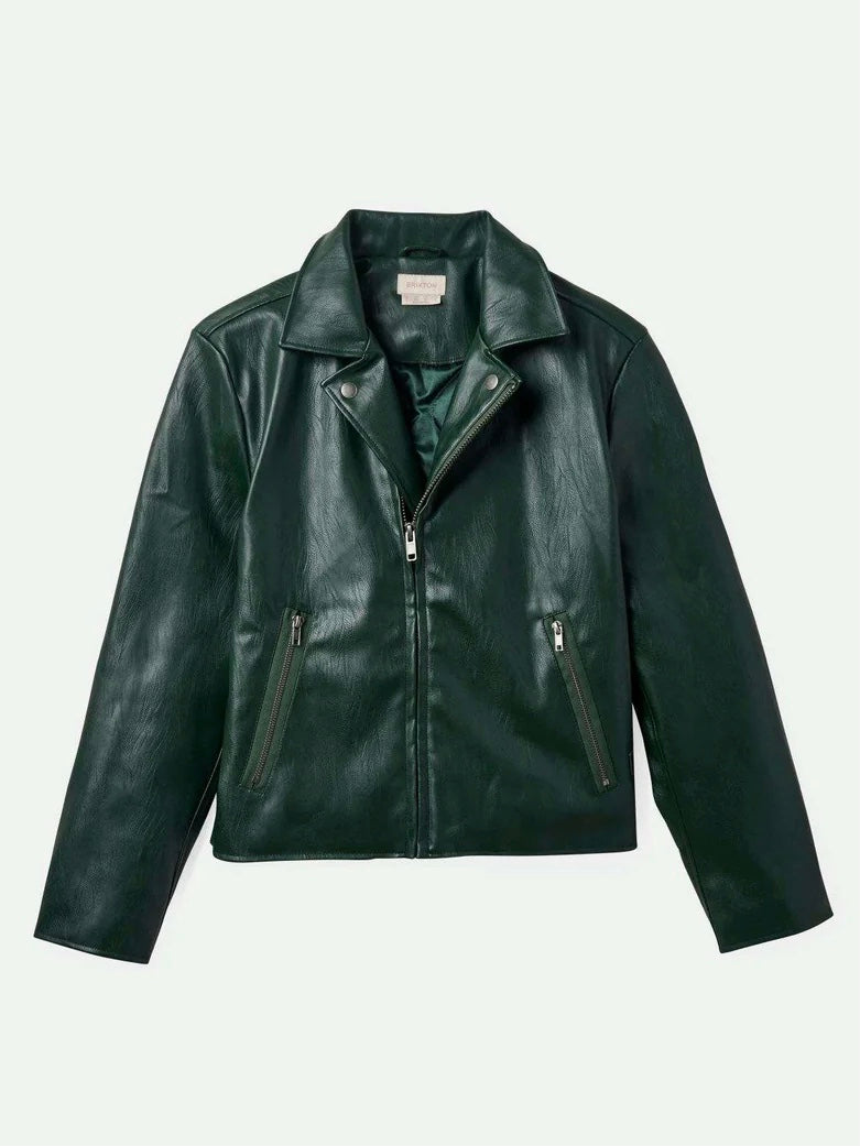 Vegan Leather Moto Jacket