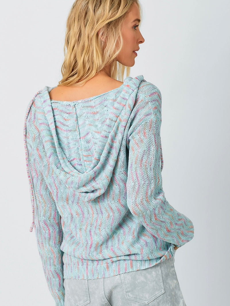 Chevron Hoodie Sweater