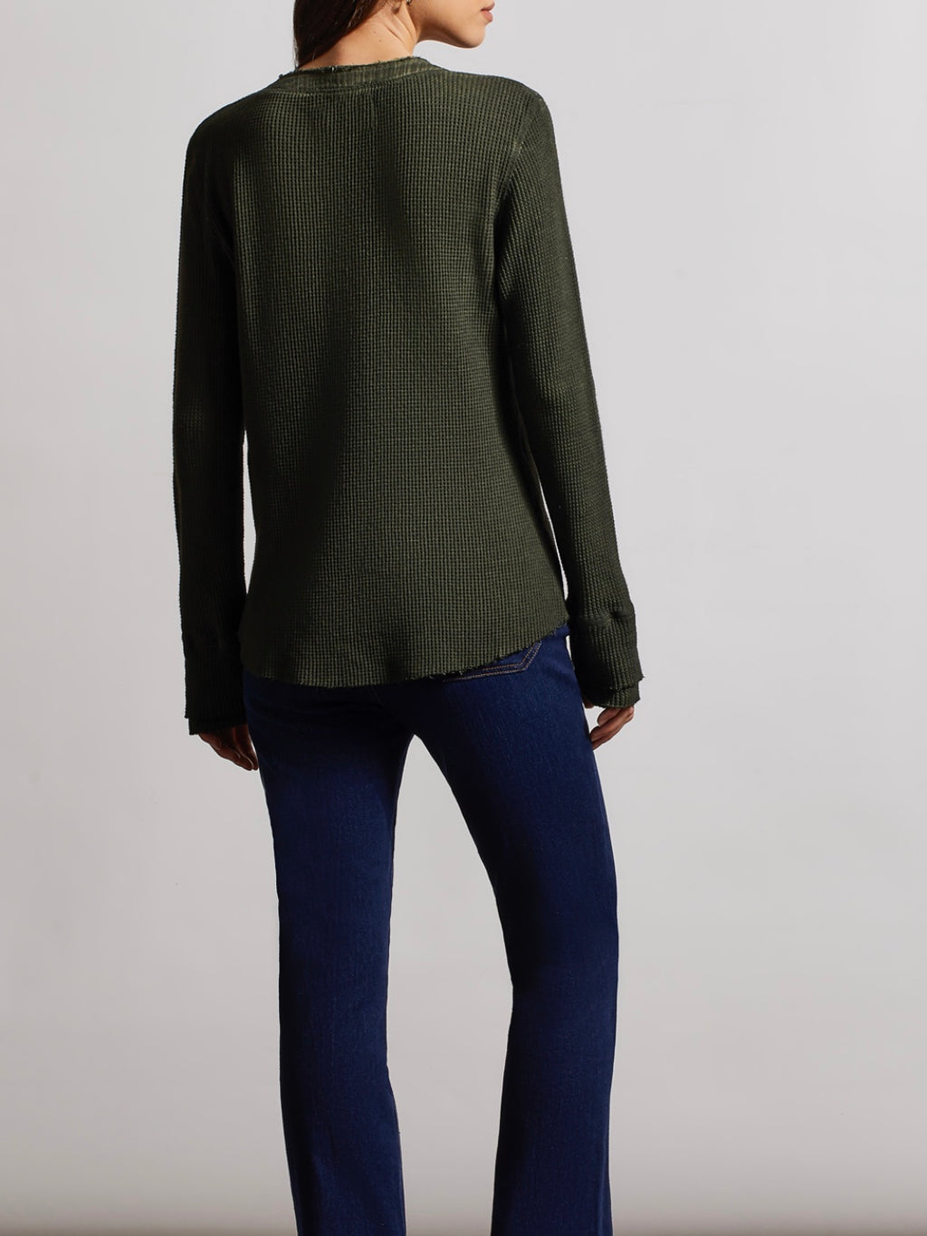 Waffle Knit Henley