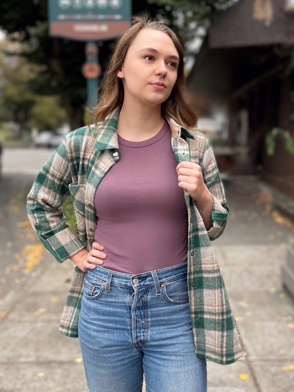 Piper Plaid Flannel Shacket
