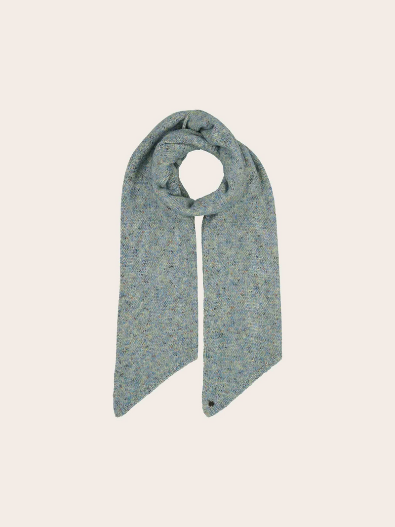Fraas Tweedy Lurex Bias Scarf