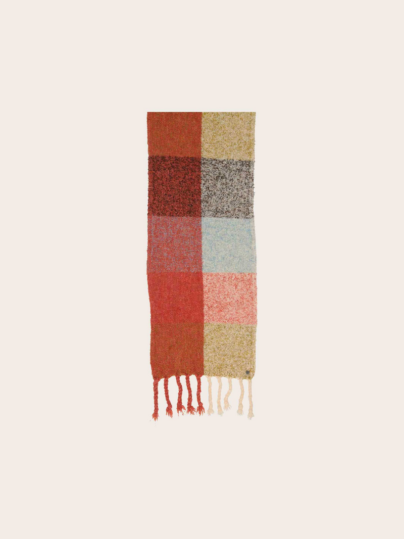 Fraas Boucle Color Block Scarf