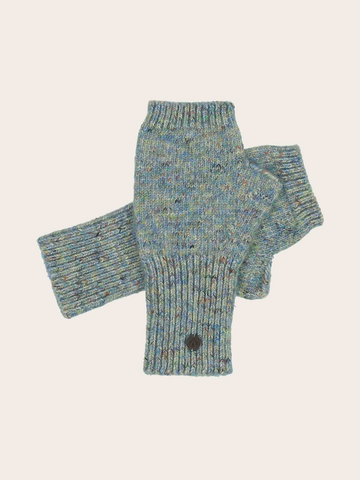 Fraas Tweedy Lurex Bias Scarf