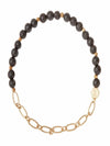 Mini Stone W/Chain Stacking Bracelet