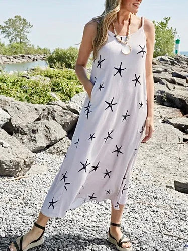 Starfish Twisted Strap Dress