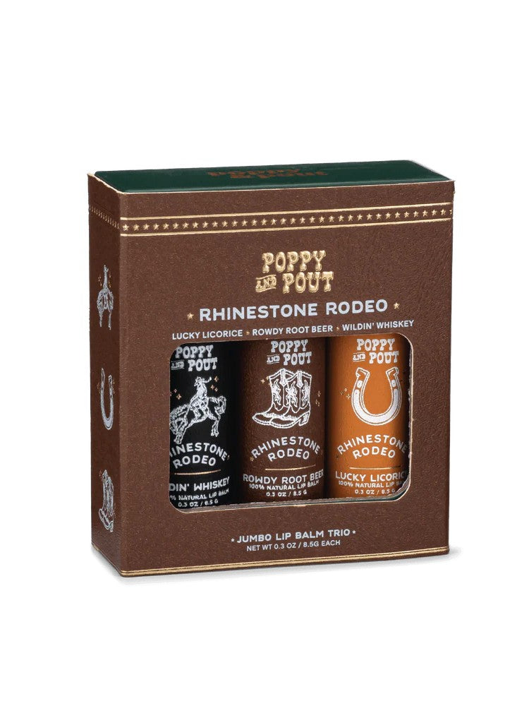 Poppy and Pout Gift Set Lip balm Trio