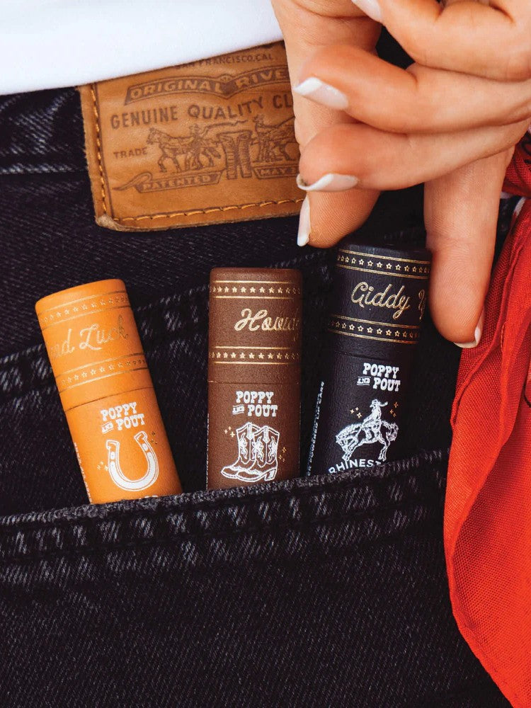 Poppy and Pout Gift Set Lip balm Trio