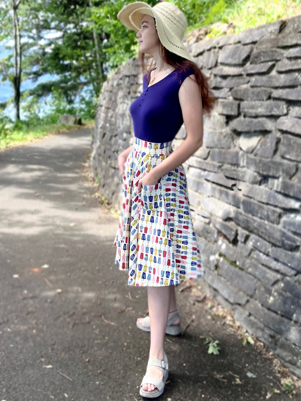 Effie’s Heart Paleta Print Sojourn Skirt